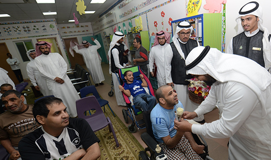 عمادة شؤون الطلاب وفد عمادة شؤون الطلاب يزور مركز التأهيل الشامل بمحافظة جدة
